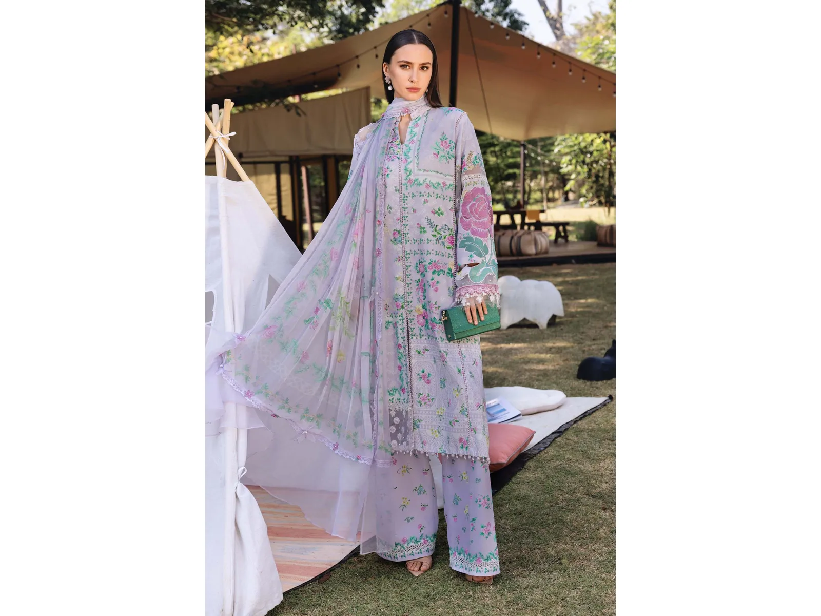Maria B - Safari Scape M Prints Summer Collection - Design-4A - Unstitched