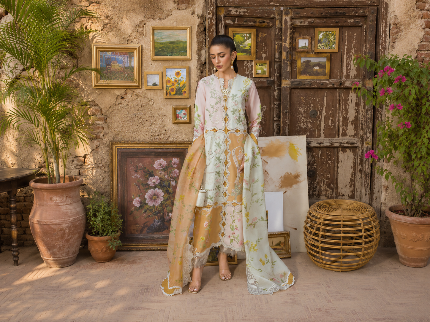 Saira Shakira - Bloom Luxury Lawn Collection - LANA-03B - Unstitched