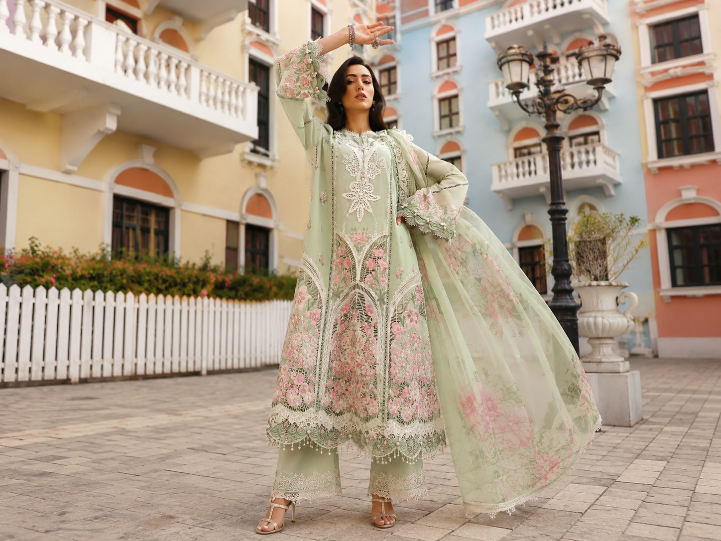 Maria B Luxury Lawn D-11A