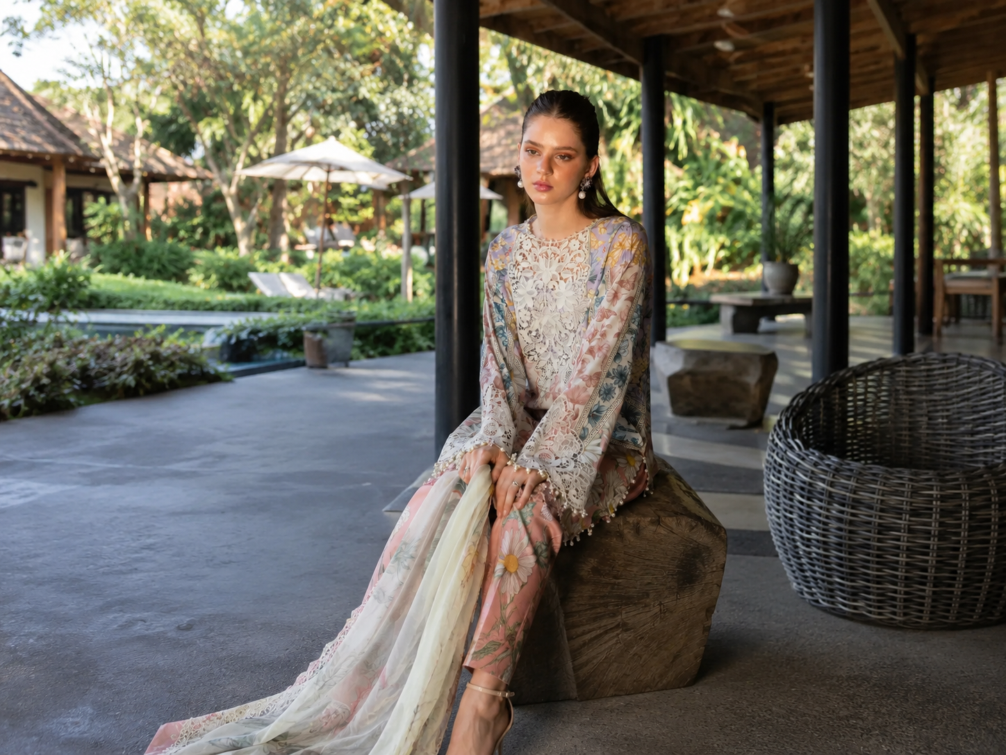 Maria B - Safari Scape M Prints Summer Collection - Design-10B - Unstitched