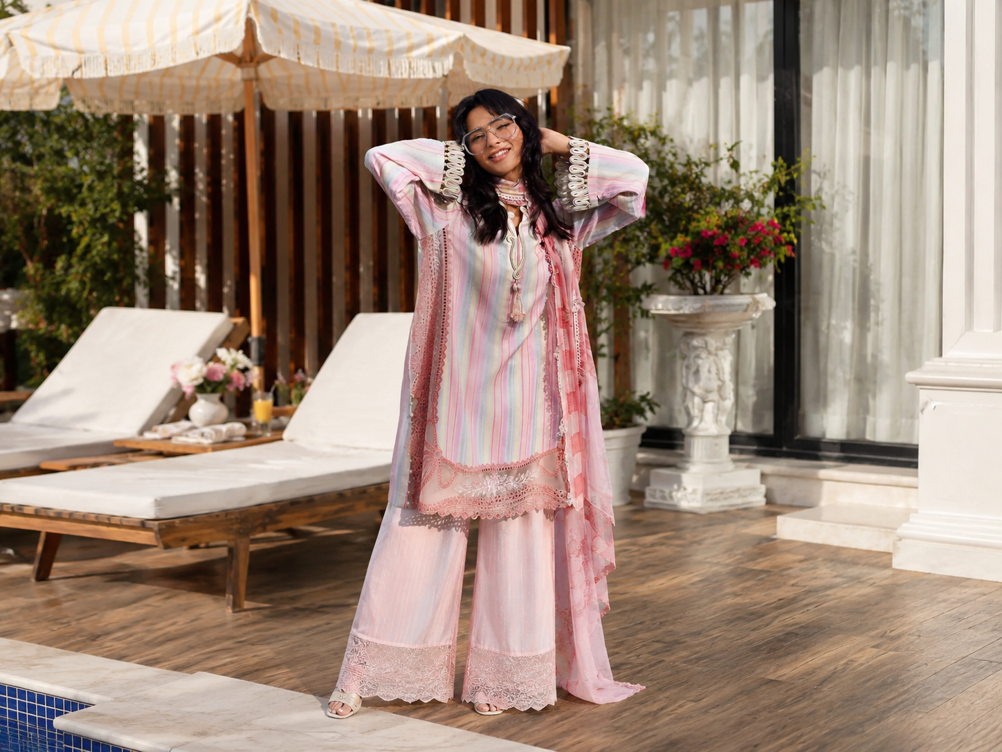M.Prints SUN CLUB Luxury Lawn Collection 2026 by MARIA.B (MPT-3002-A)