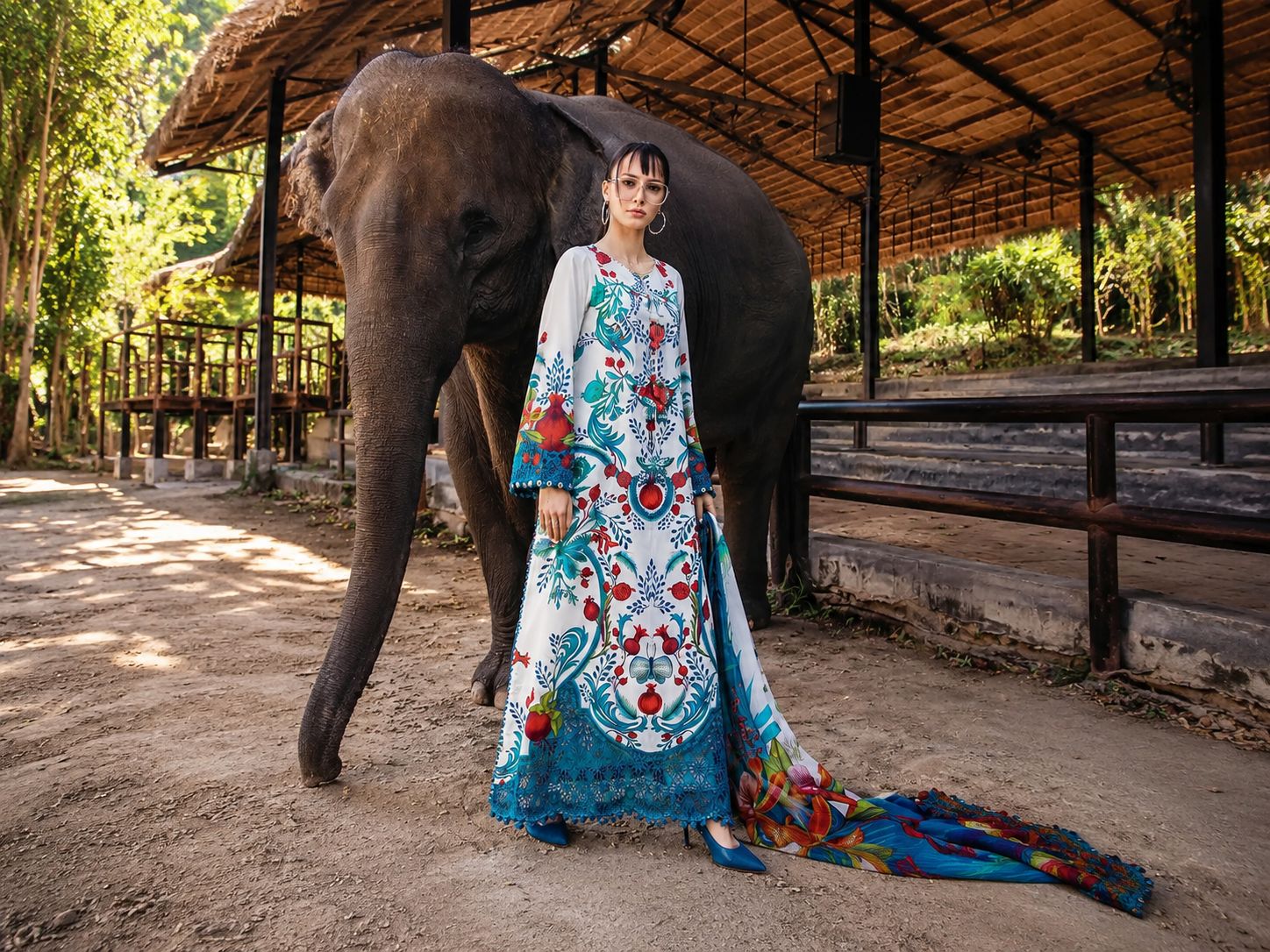 M.PRINTS by Maria B Embroidered Lawn Collection 2026 Vol-29 (MPT-2912-A)