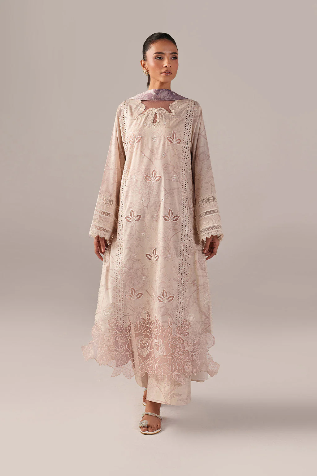 IZNIK Spring Summer Embroidered Lawn Unstitched 3Pc Suit SS-01
