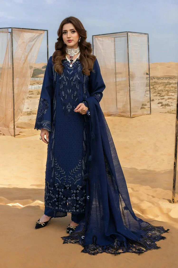 Rang Rasiya - Premium Embroidered Lawn Collection - 10-Natalia - Unstitched