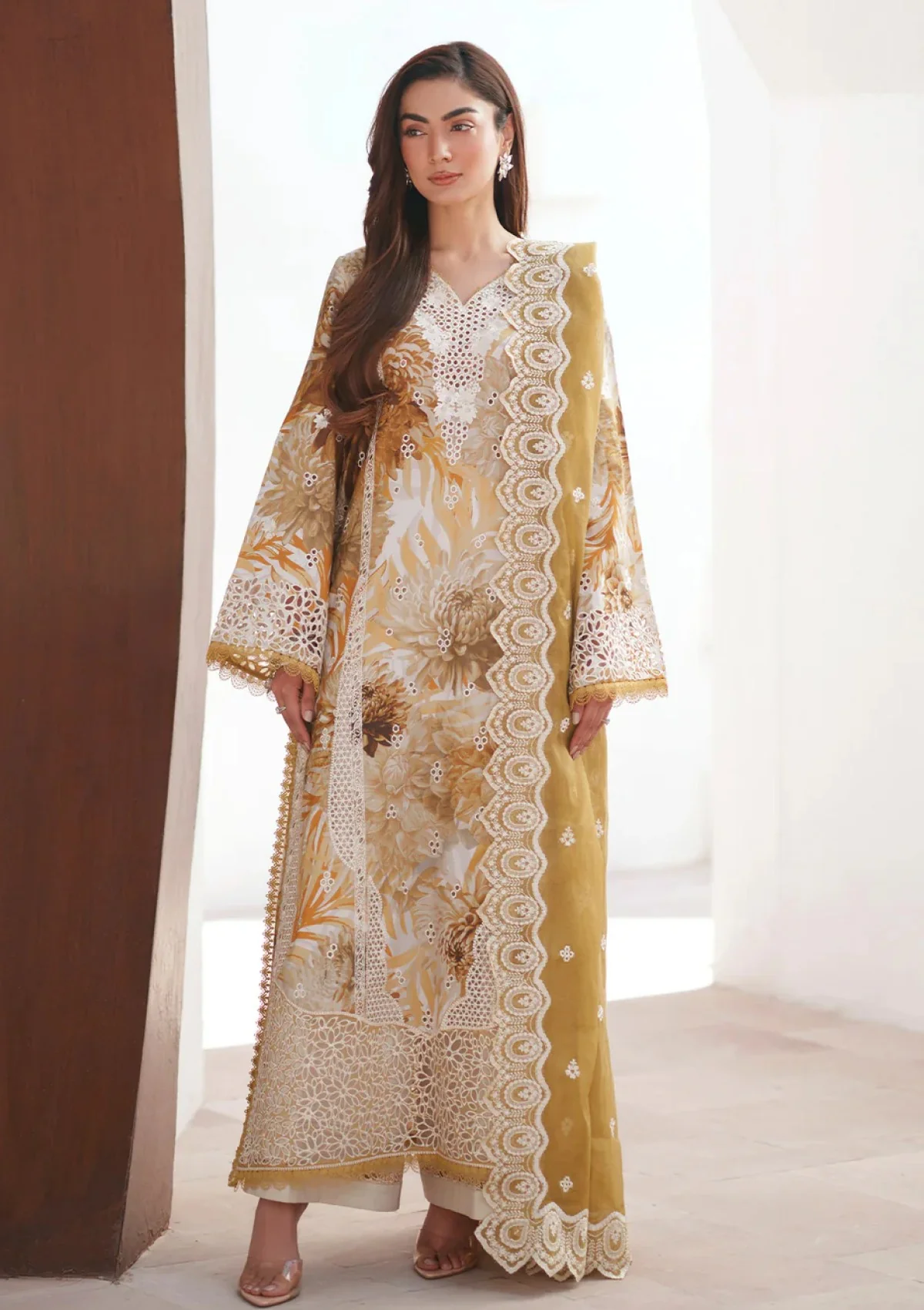 Lawn - Afrozeh - Sunspell - Embroidered 26 - ZWU#119 - CALYRA