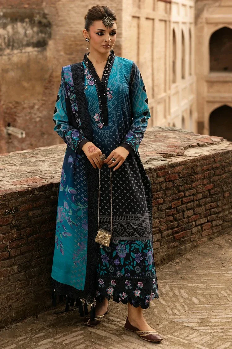 Charizma - Chunri Embroidered Lawn Vol 1 - CHN6-04 - Unstitched