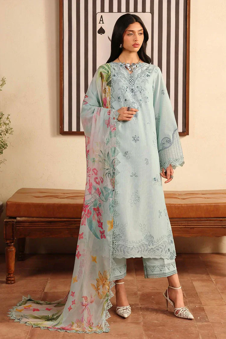 Nureh - Raha Embroidered Lawn Doria Collection Vol 2 - NE-250 - Unstitched