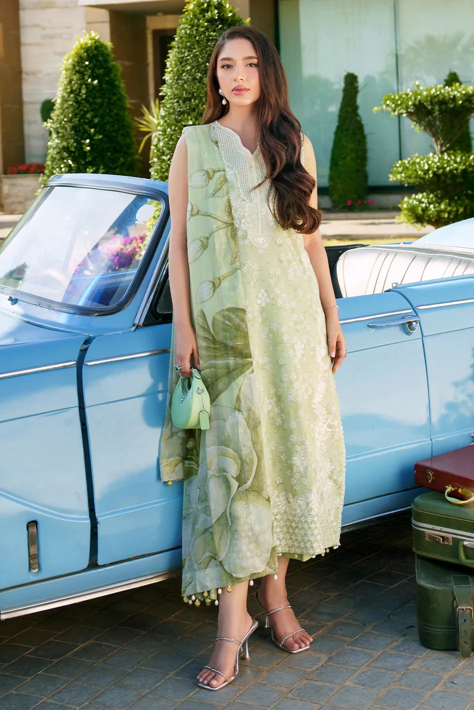 Sunset Muse Lawn By Izel SMC-3085 (Faye)