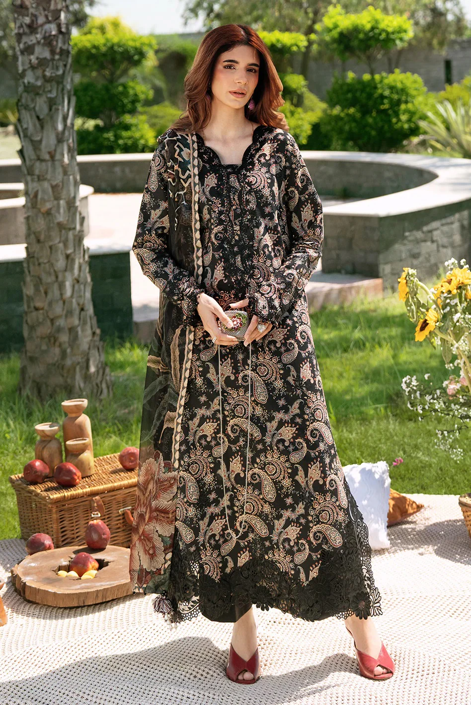 Sunset Muse Lawn By Izel SMC-3082 (Oraya)