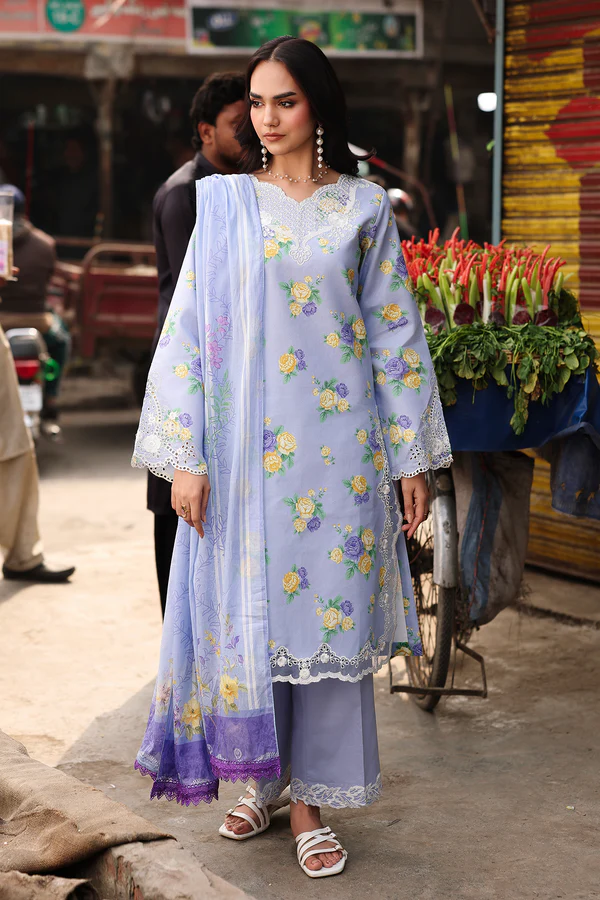 Rajbari - Nissa Summer Floral Symphony Collection - Design 09 - Vol. II Unstitched