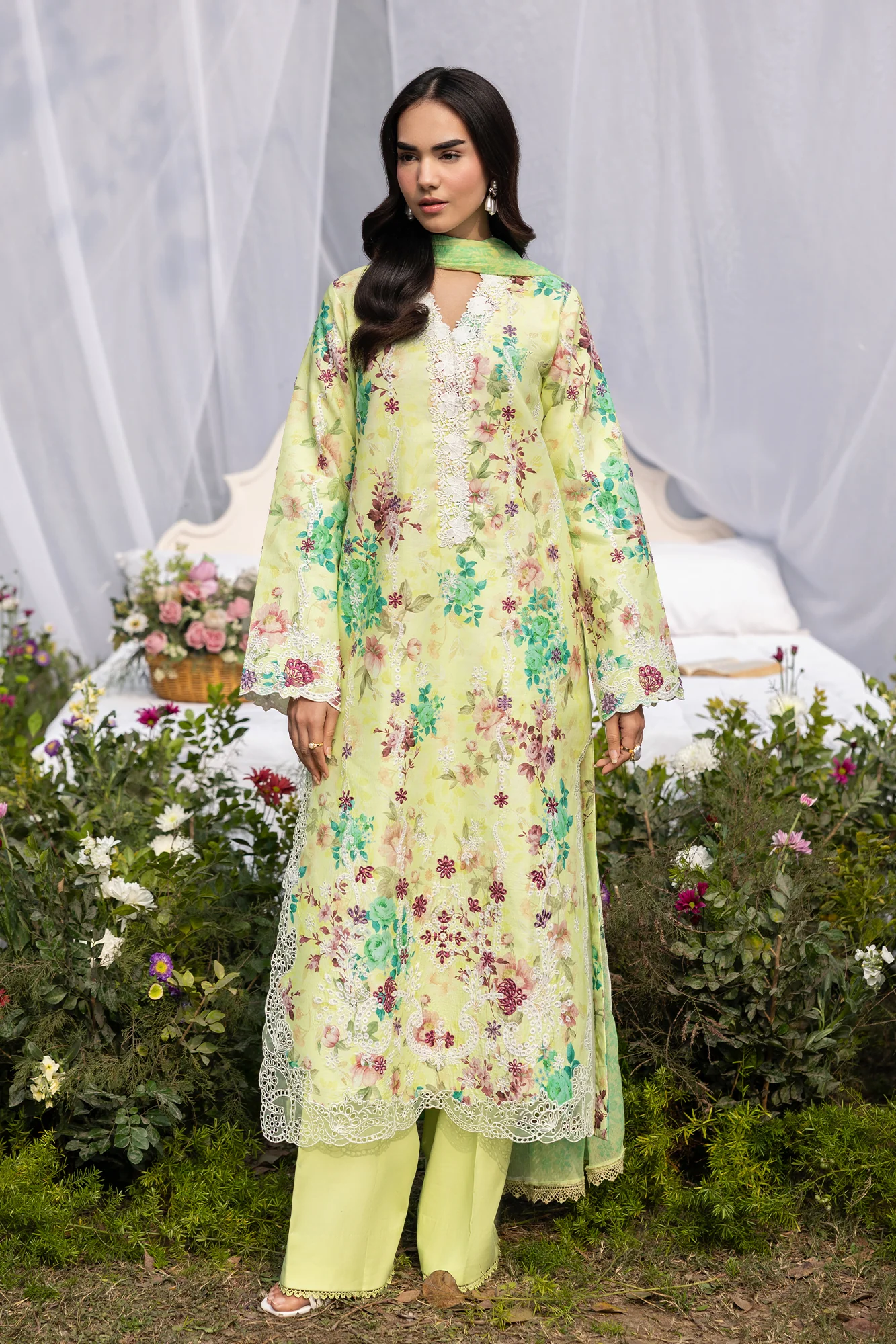 RajBari Summer Printkari Exclusive Lawn Unstitched 3Pc Suit D-01