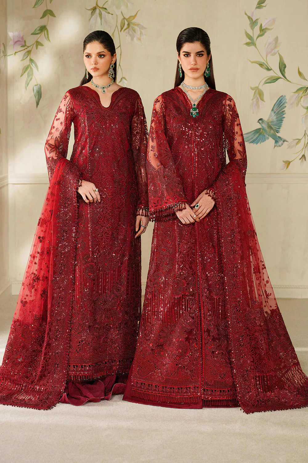 Baroque EMBROIDERED NET CH14-01 UNSTITCHED