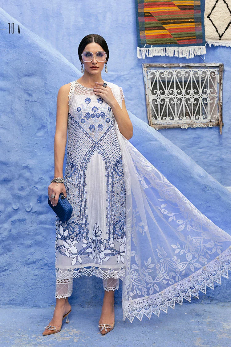 Maria B - Voyage A Luxe Luxury Lawn Collection - Design 10A - Unstitched