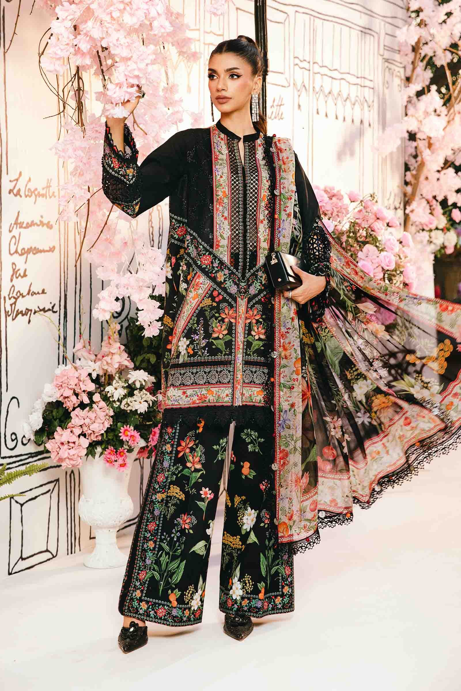 Maria.B MPrints Embroidered Lawn Unstitched 3Pc Suit MPT-2610-B
