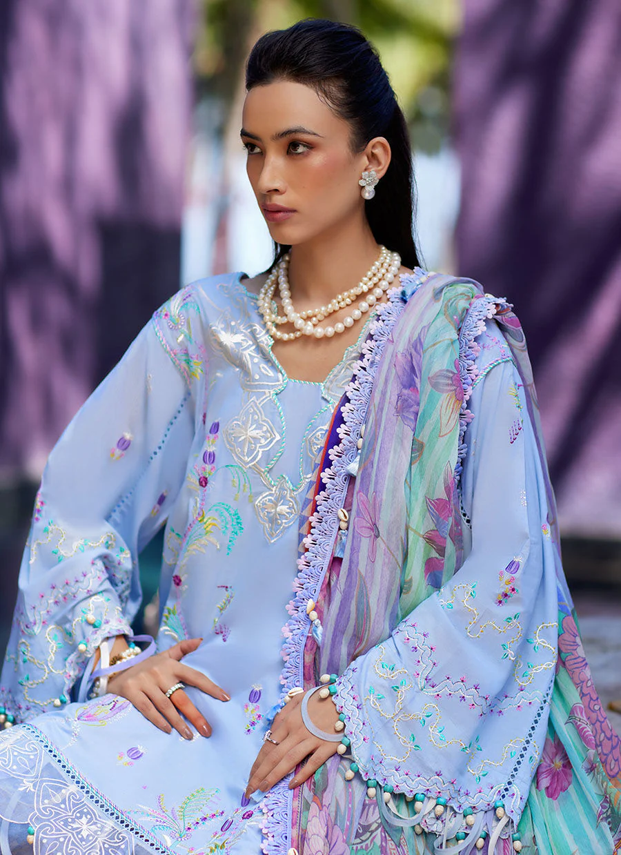 Suay by Farah Talib Aziz Embroidered Lawn Unstitched 3Pc Suit FTA-06 Callista Wedgewood
