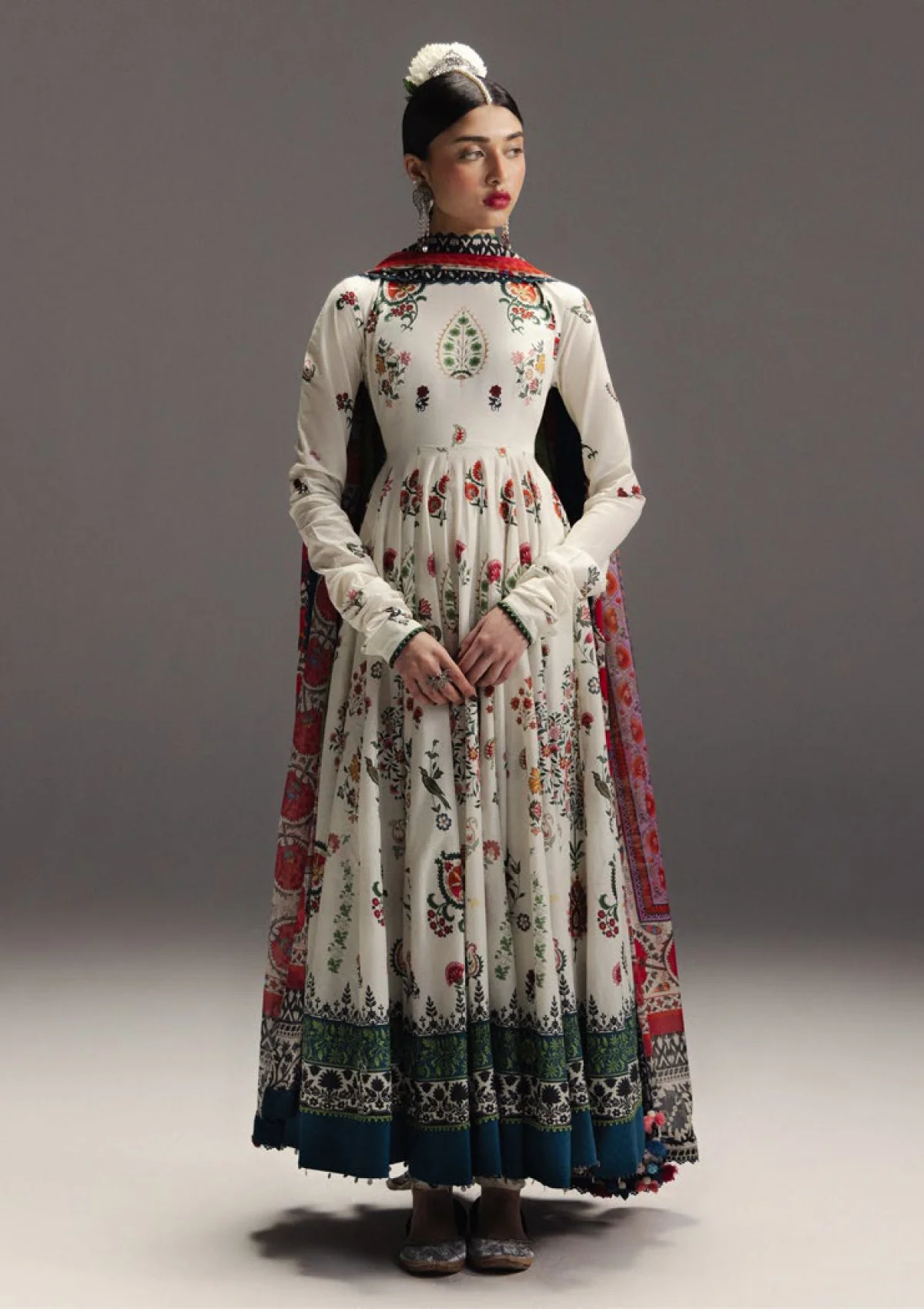 Lawn - Zara Shahjahan - Anarkali SS 26 - D#10 - Mehruba