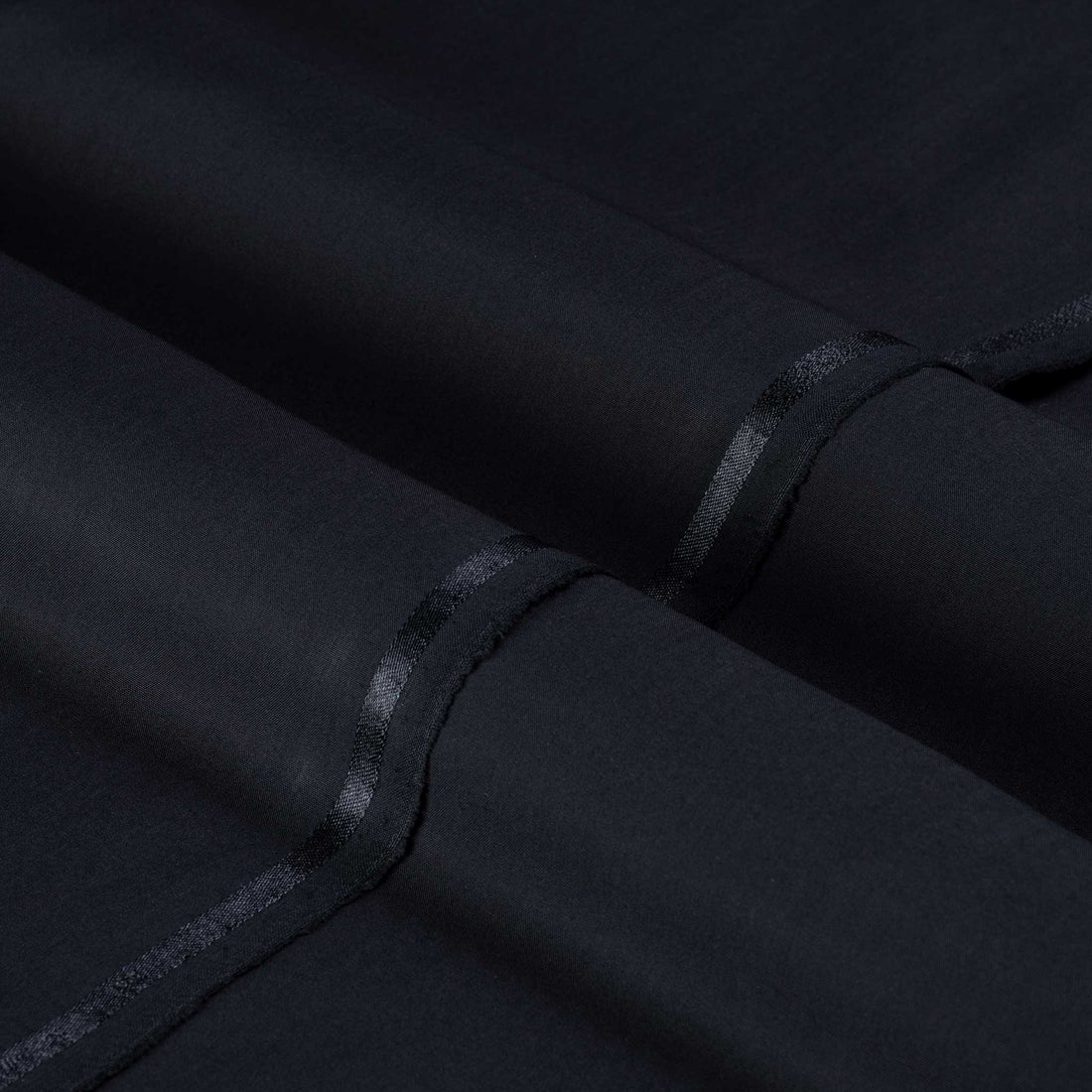 Boski by Dynasty Fabrics Men's Unstitched Wash & Wear Suit - Black