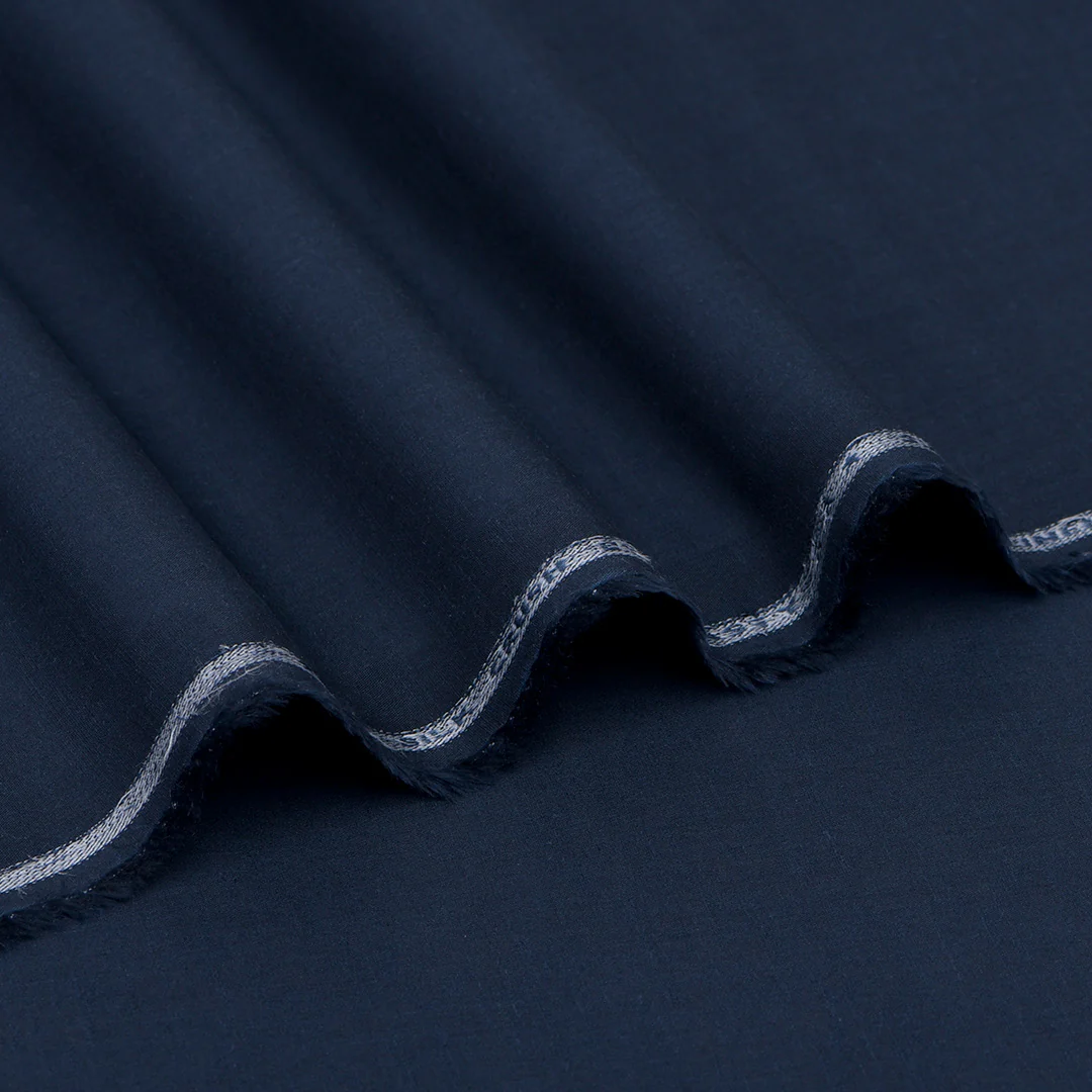 Dynasty - Cotton Blends | Summer | Unstitched | Silk Crush | Navy Blue