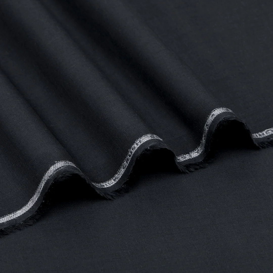 Dynasty - Cotton Blends | Summer | Unstitched | Silk Crush | Black