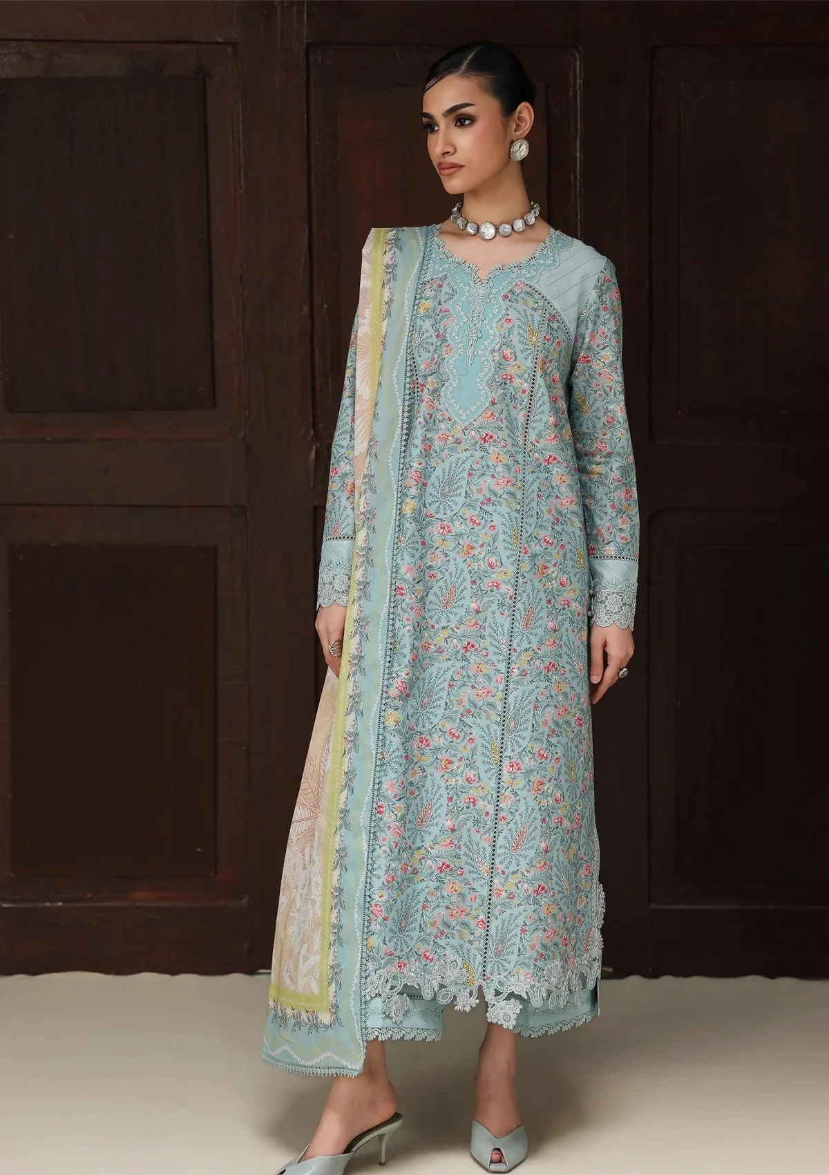 Lawn - Qalamkar - Q Prints Drop II 26 - QQP#04 A - NAZIA