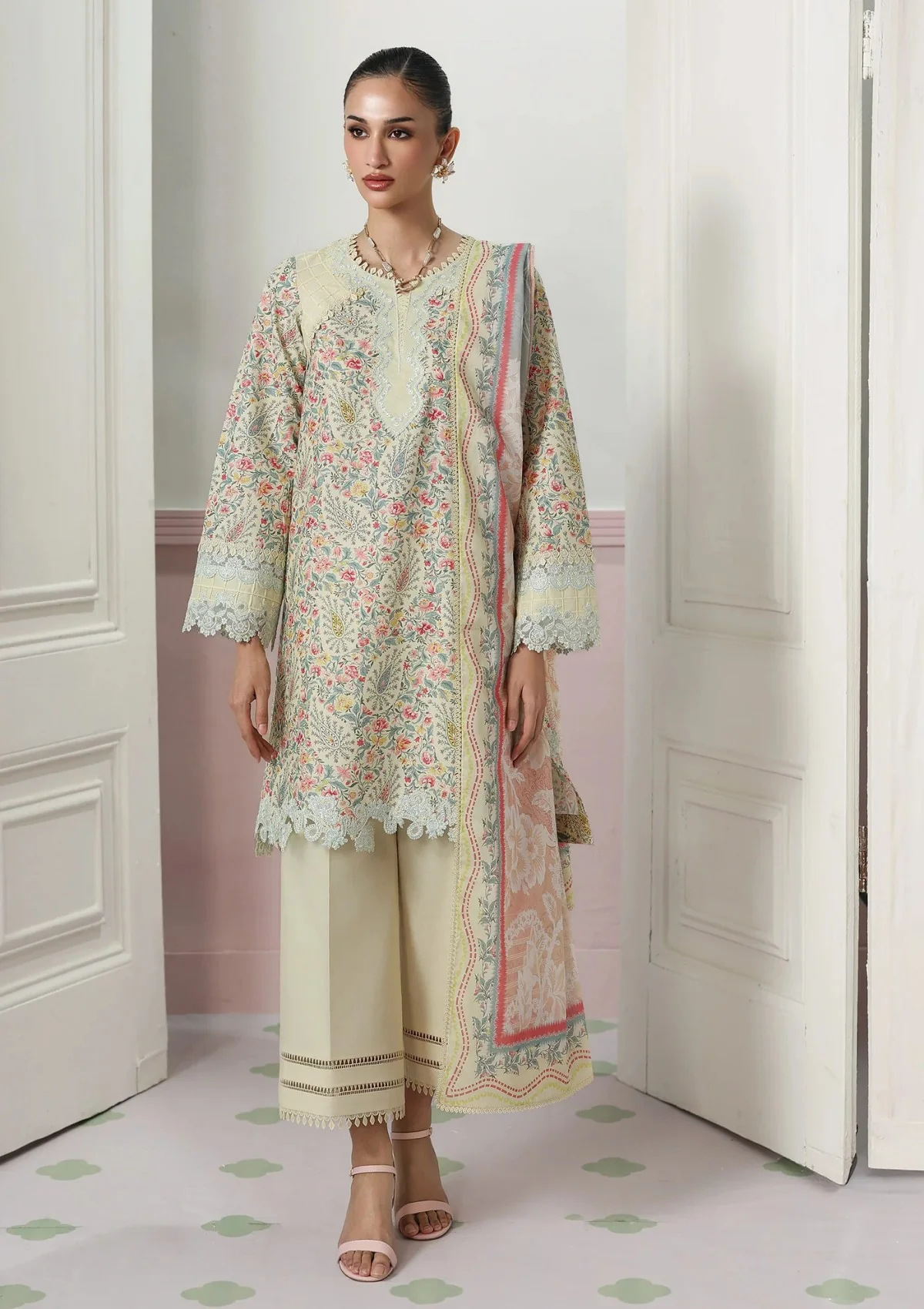 Lawn - Qalamkar - Q Prints Drop II 26 - QQP#04 B - ZAYRA