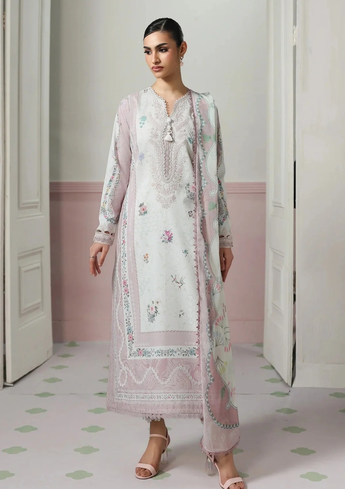 Lawn - Qalamkar - Q Prints Drop II 26 - QQP#05 A - MINAL