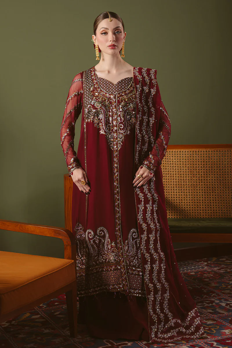 Nureh - Elaya Luxury Chiffon Collection Vol 2 - NEL-92 - Unstitched
