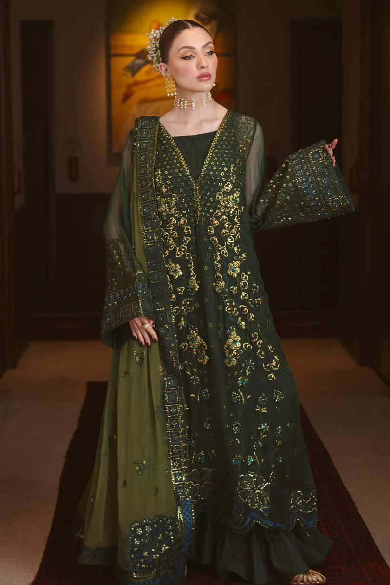 Nureh - Elaya Luxury Chiffon Collection Vol 2 - NEL-93 - Unstitched