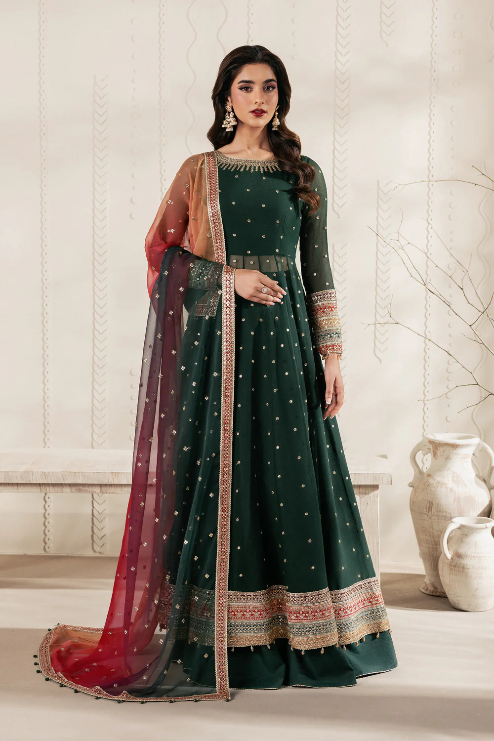 Zarif - Bayaan Chiffon Collection -  ALVA - Unstitched