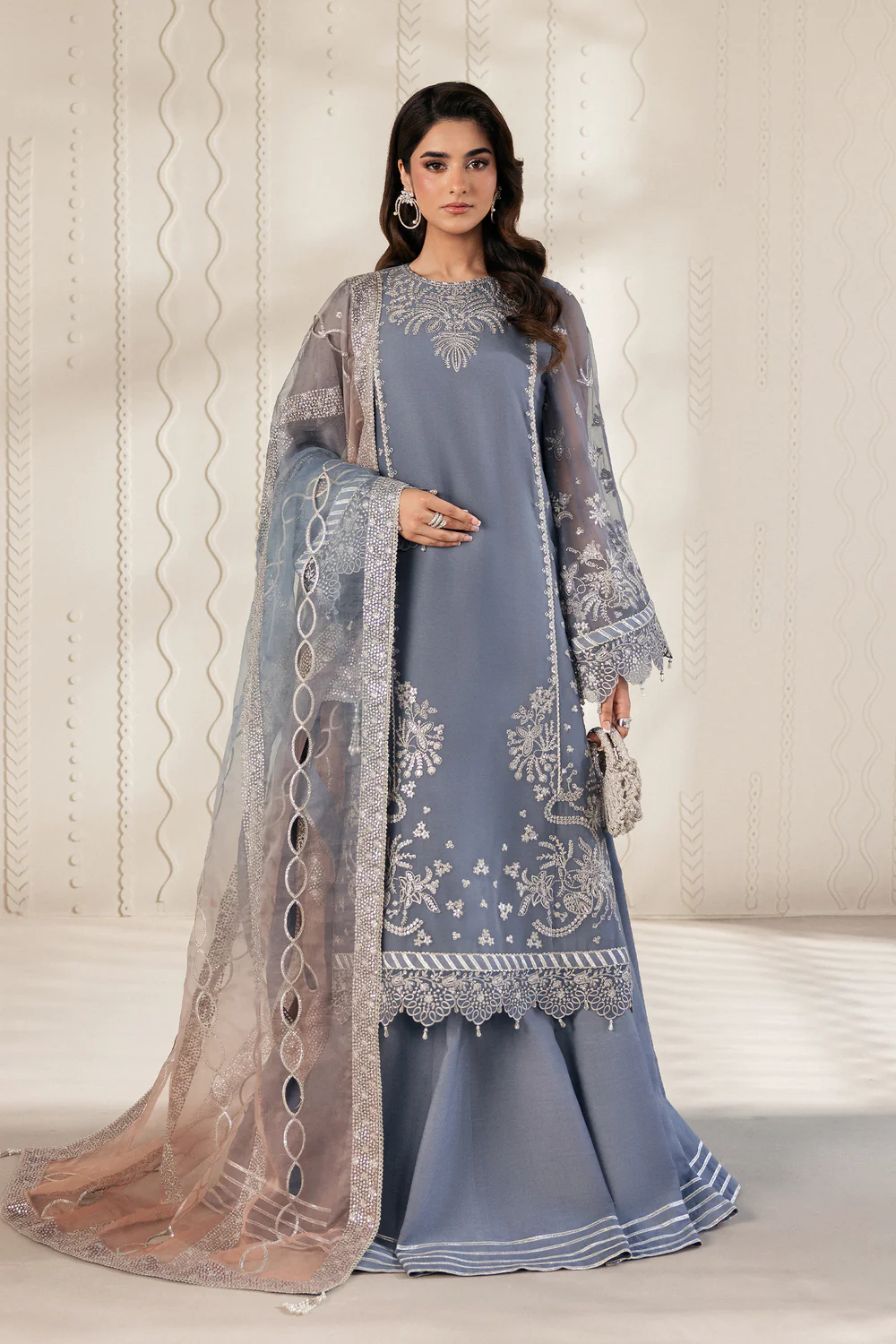 Zarif - Bayaan Chiffon Collection - NILMAH- Unstitched