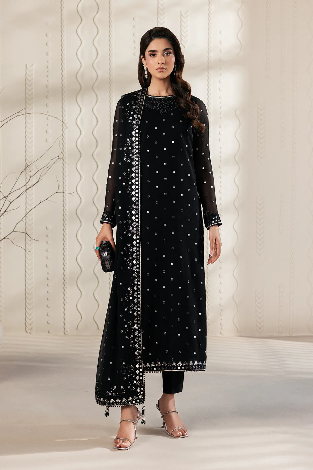 Zarif - Bayaan Chiffon Collection - SIYARA- Unstitched