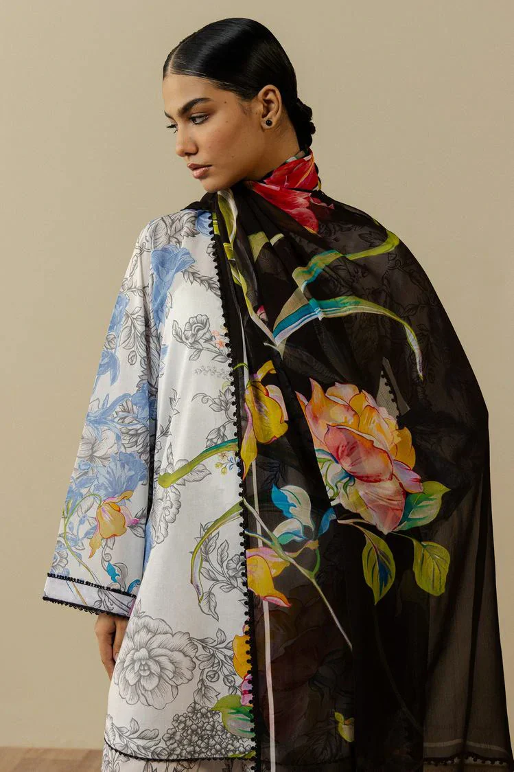Zara Shahjahan - Coco Prints Drop 3 - FIORA-2A - Unstitched