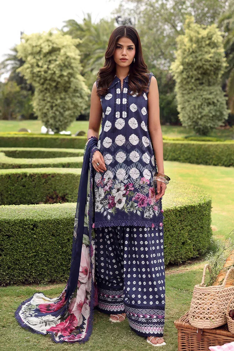 Elaf - Belladore Lawn Prints - EPA-1A DOMINO - Unstitched