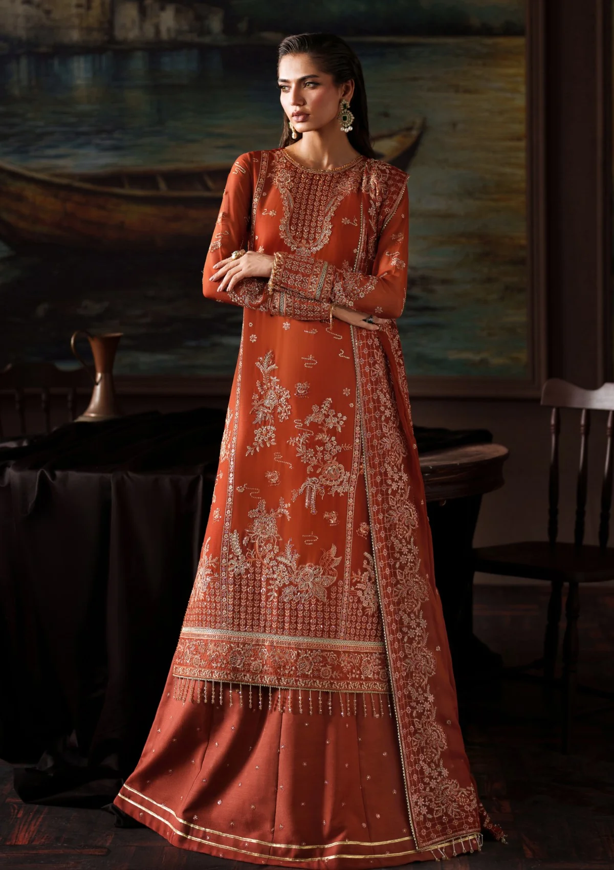 Formals - Zarif - Premium Chiffon 25 - ZRF#07 - ELEONORE